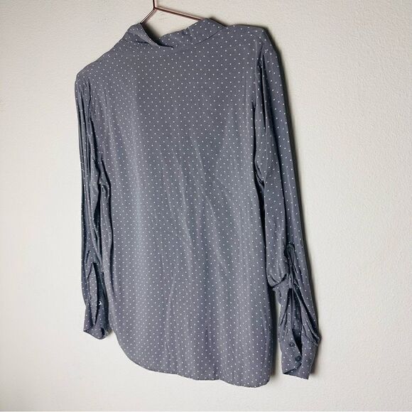 EUC Soft by Joie Annabella Grey Button Down Shirt Small - Picture 4 of 5